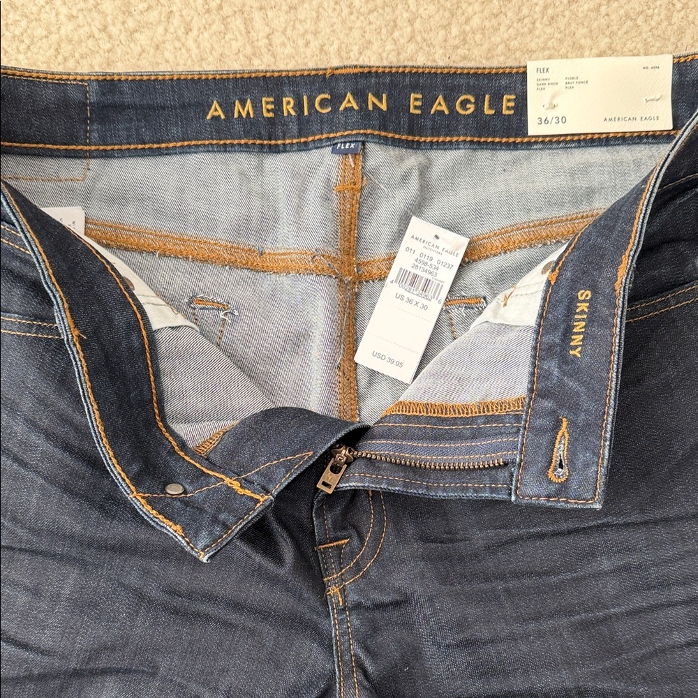 American Eagle Men’s Flex Skinny Jeans - Picture 4 of 5